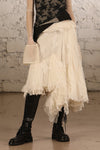 marc le bihan silk skirt 25302 E23 off-white